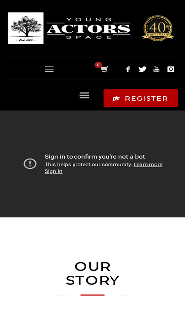 youngactorsspace.com