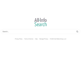 'allinfosearch.com' screenshot