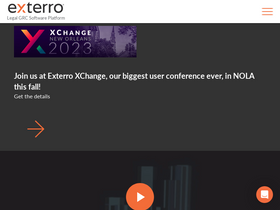 'exterro.com' screenshot