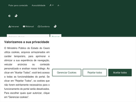 'mpce.mp.br' screenshot