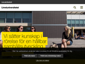 'webbshop.lnu.se' screenshot