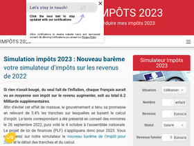 'calcul-impots.eu' screenshot