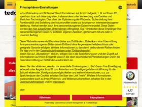 'tedox.de' screenshot
