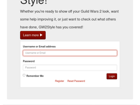 'gw2style.com' screenshot