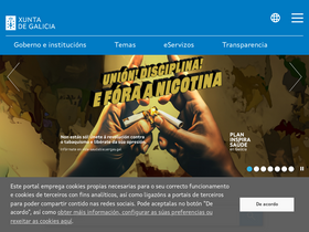 'xunta.gal' screenshot