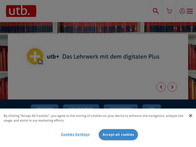 'utb.de' screenshot