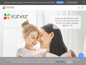 'ezvizlife.com' screenshot