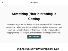 'duttonlaw.ca' screenshot