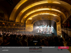 'auditoriumtheatre.org' screenshot