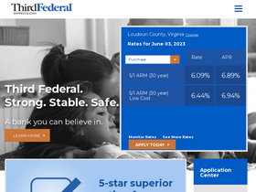 'thirdfederal.com' screenshot