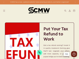 spacecoastmealworms.com homepage screenshot