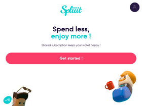 'spliiit.com' screenshot