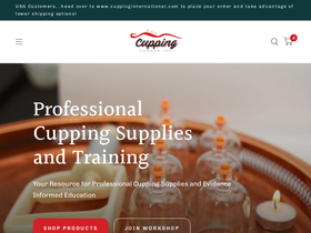 cuppingcanada.com homepage screenshot