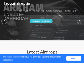 'freeairdrop.io' screenshot
