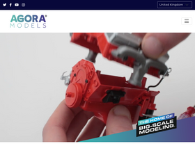 'agoramodels.com' screenshot