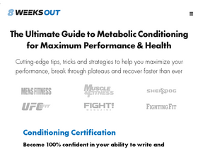 '8weeksout.com' screenshot