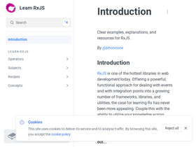 'learnrxjs.io' screenshot