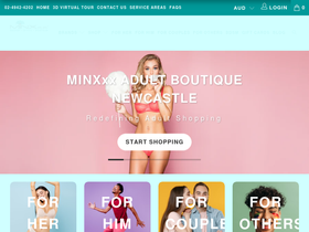 minxxx.com.au homepage screenshot
