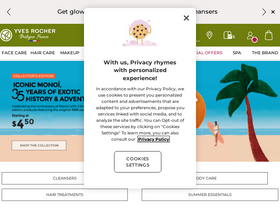 'yvesrocher.ca' screenshot