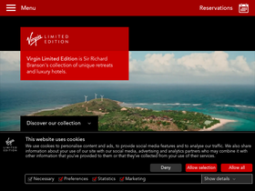 'virginlimitededition.com' screenshot