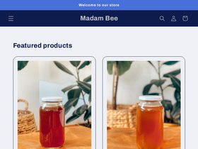 madambee.com.au homepage screenshot