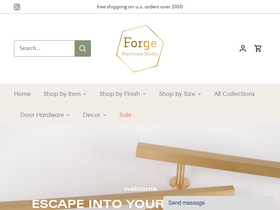 'forgehardwarestudio.com' screenshot