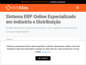 'webmaissistemas.com.br' screenshot