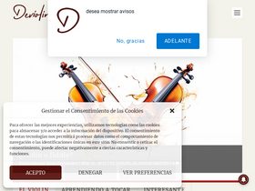 'deviolines.com' screenshot