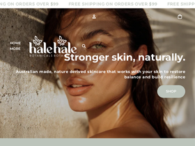 halebotanicals.com.au homepage screenshot