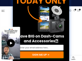 'rovedashcam.com' screenshot