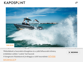 'kapos.hu' screenshot