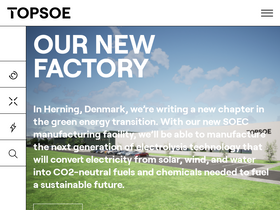 'topsoe.com' screenshot
