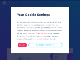 'salsify.com' screenshot