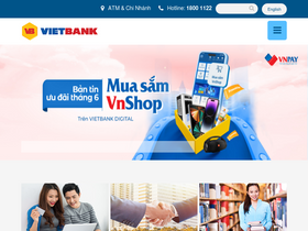 'vietbank.com.vn' screenshot