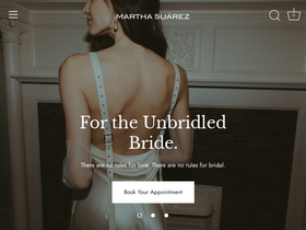 marthasuarez.com homepage screenshot