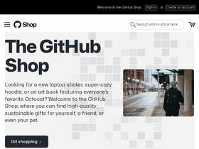 'thegithubshop.com' screenshot