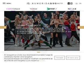 'numeridanse.tv' screenshot