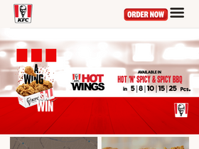 'kfcjamaica.com' screenshot