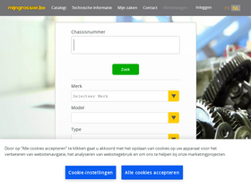'mijngrossier.be' screenshot