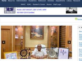 'surendranathcollege.ac.in' screenshot