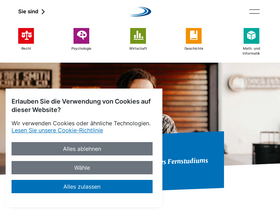 'fernuni.ch' screenshot