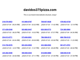 davidos375pizza.com