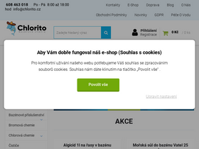 'chlorito.cz' screenshot