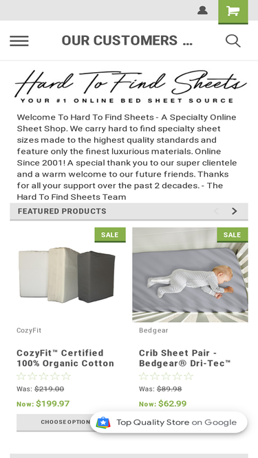 hardtofindsheets.com