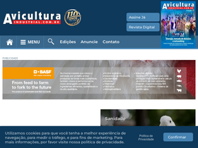 'aviculturaindustrial.com.br' screenshot