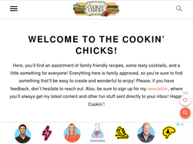 'thecookinchicks.com' screenshot