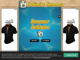 'solitairesummer.com' screenshot