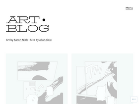 'art.blog' screenshot