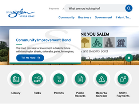 'cityofsalem.net' screenshot
