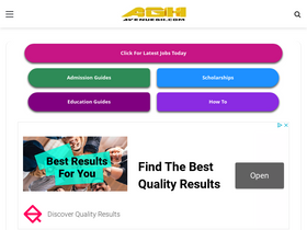 'avenuegh.com' screenshot